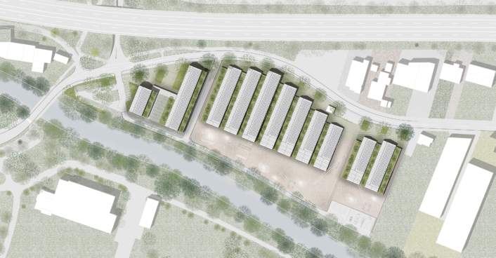 Lageplan Bildungscampus Bau in Geradstetten | SHA Scheffler Helbich Architekten Lageplan Bildungscampus Bau in Geradstetten | SHA Scheffler Helbich Architekten