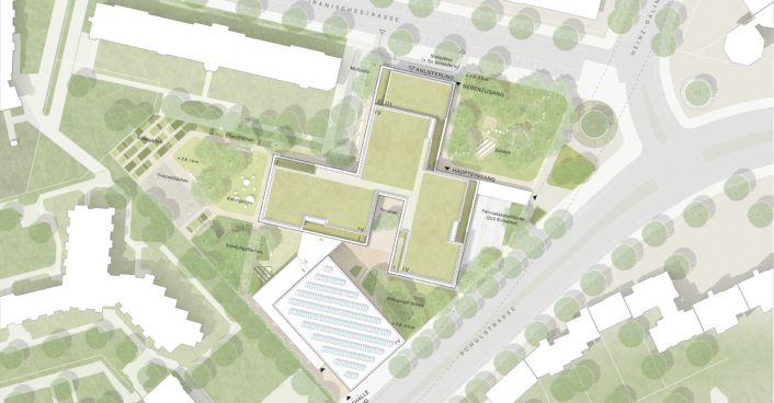 Lageplan Gymnasium Schulstraße in Berlin | SHA Scheffler Helbich Architekten Lageplan Gymnasium Schulstraße in Berlin | SHA Scheffler Helbich Architekten