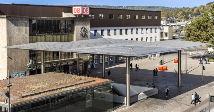 Vordächer Bahnhofsplatz Ulm | SHA Scheffler Helbich Architekten Vordächer Bahnhofsplatz Ulm | SHA Scheffler Helbich Architekten