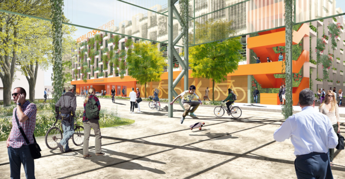 Quartiersgarage Mobilityspeicher im Hafenquartier Dortmund | SHA Scheffler Helbich Architekten Quartiersgarage Mobilityspeicher im Hafenquartier Dortmund | SHA Scheffler Helbich Architekten