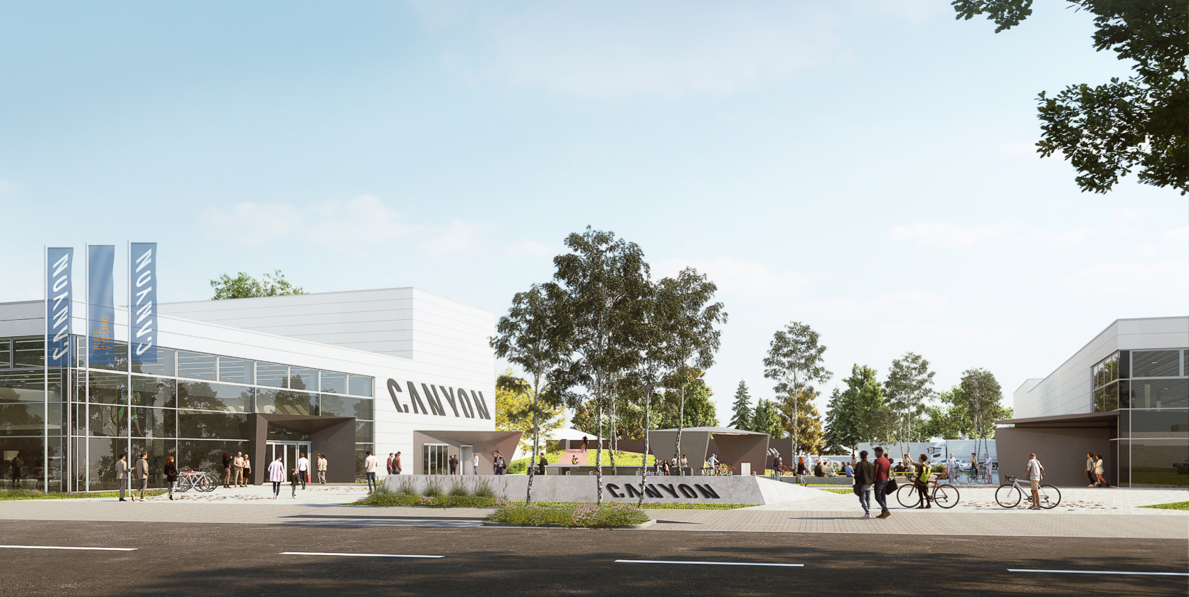 Canyon Flagshipstore in Koblenz | SHA Scheffler Helbich Architekten Canyon Flagshipstore in Koblenz | SHA Scheffler Helbich Architekten