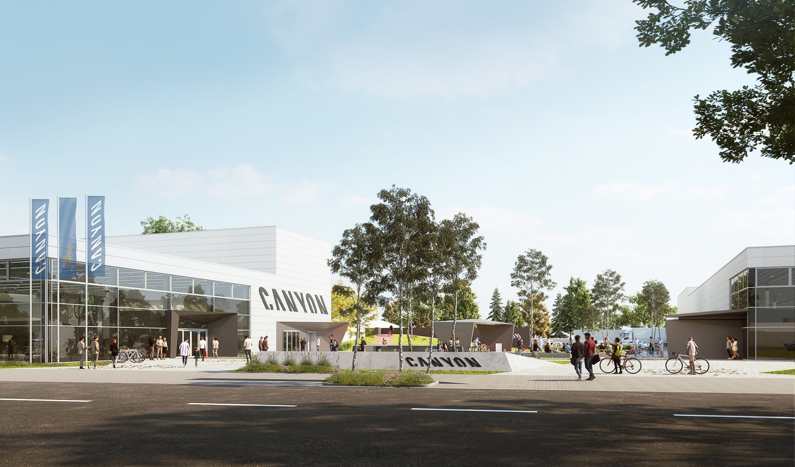 Canyon Flagshipstore in Koblenz | SHA Scheffler Helbich Architekten Canyon Flagshipstore in Koblenz | SHA Scheffler Helbich Architekten