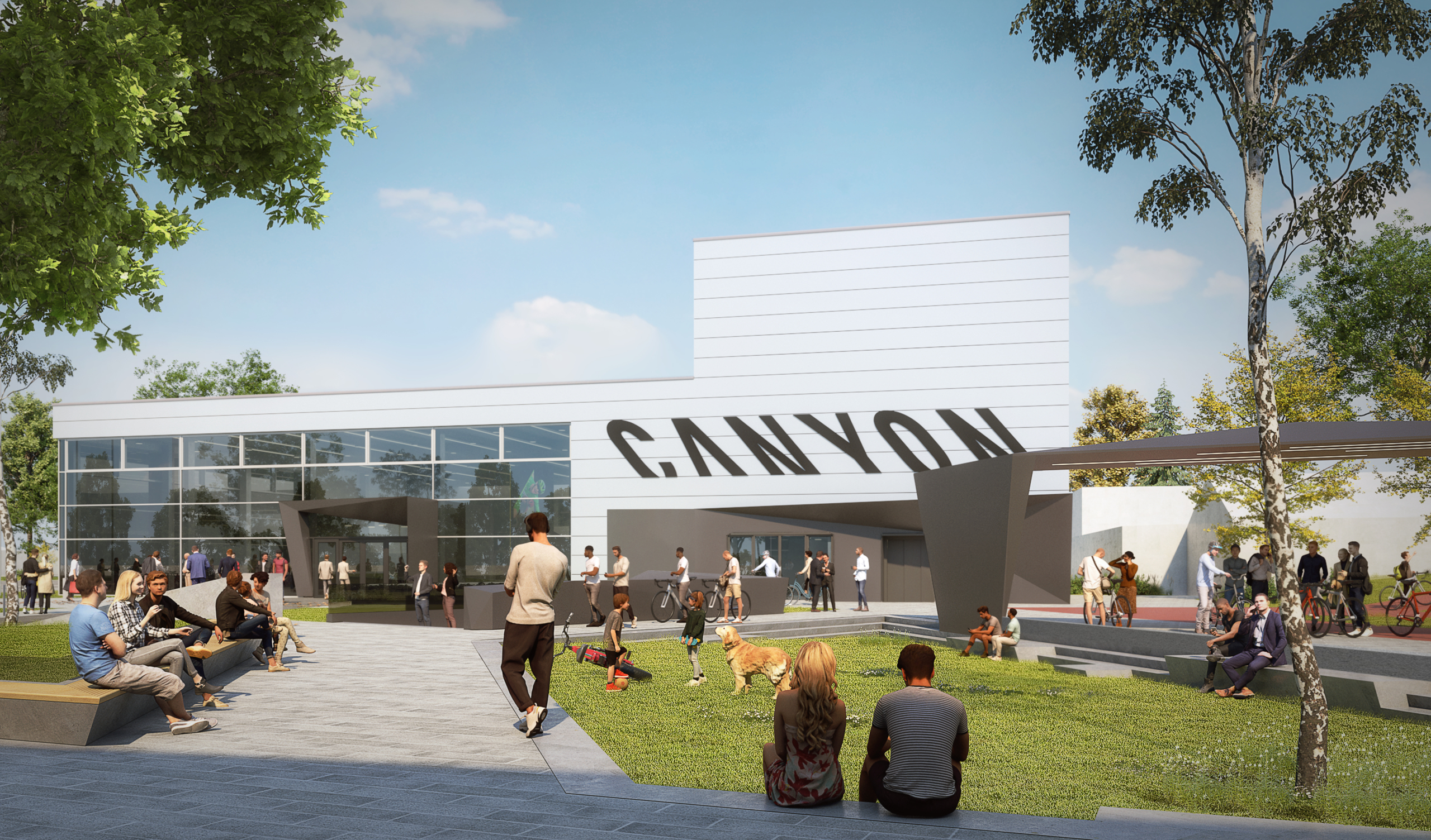 Canyon Flagshipstore in Koblenz | SHA Scheffler Helbich Architekten Canyon Flagshipstore in Koblenz | SHA Scheffler Helbich Architekten