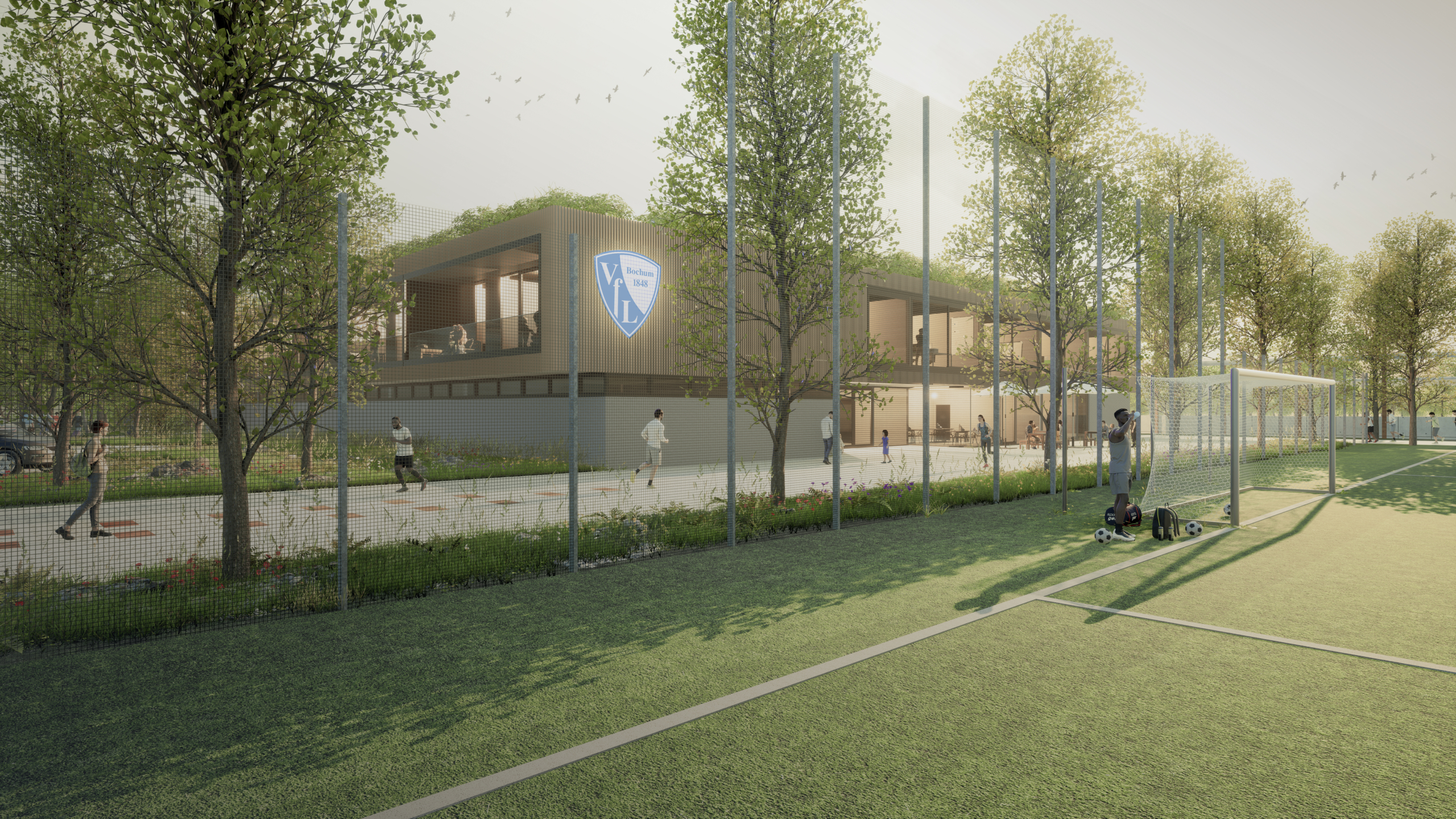 VfL Bochum Talentwerk Visualisierung | SHA Scheffler Helbich Architekten