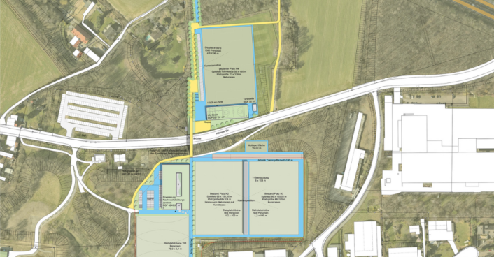 VfL Bochum Nachwuchsleistungszentrum Variante 1 | SHA Scheffler Helbich Architekten VfL Bochum Nachwuchsleistungszentrum Variante 1 | SHA Scheffler Helbich Architekten