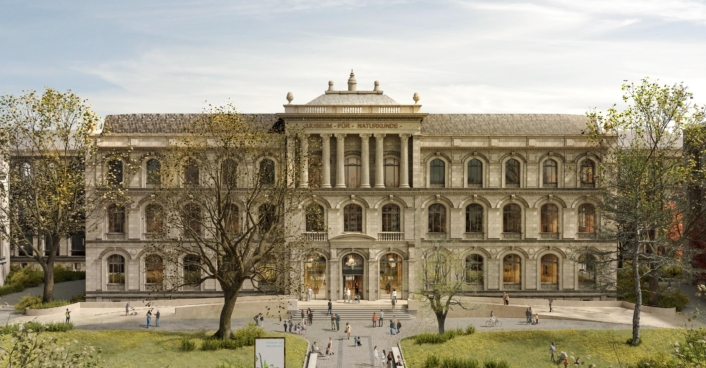 Außenvisualisierung Wissenschaftscampus für das Naturkundemuseum | SHA Scheffler Helbich Architekten Außenvisualisierung Wissenschaftscampus für das Naturkundemuseum | SHA Scheffler Helbich Architekten