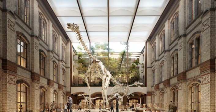 Innenrausvisualisierung Wissenschaftscampus für das Naturkundemuseum | SHA Scheffler Helbich Architekten Innenrausvisualisierung Wissenschaftscampus für das Naturkundemuseum | SHA Scheffler Helbich Architekten