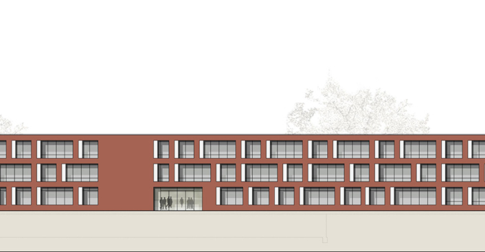 Ansicht Süd Gesamtschule Elmshorn