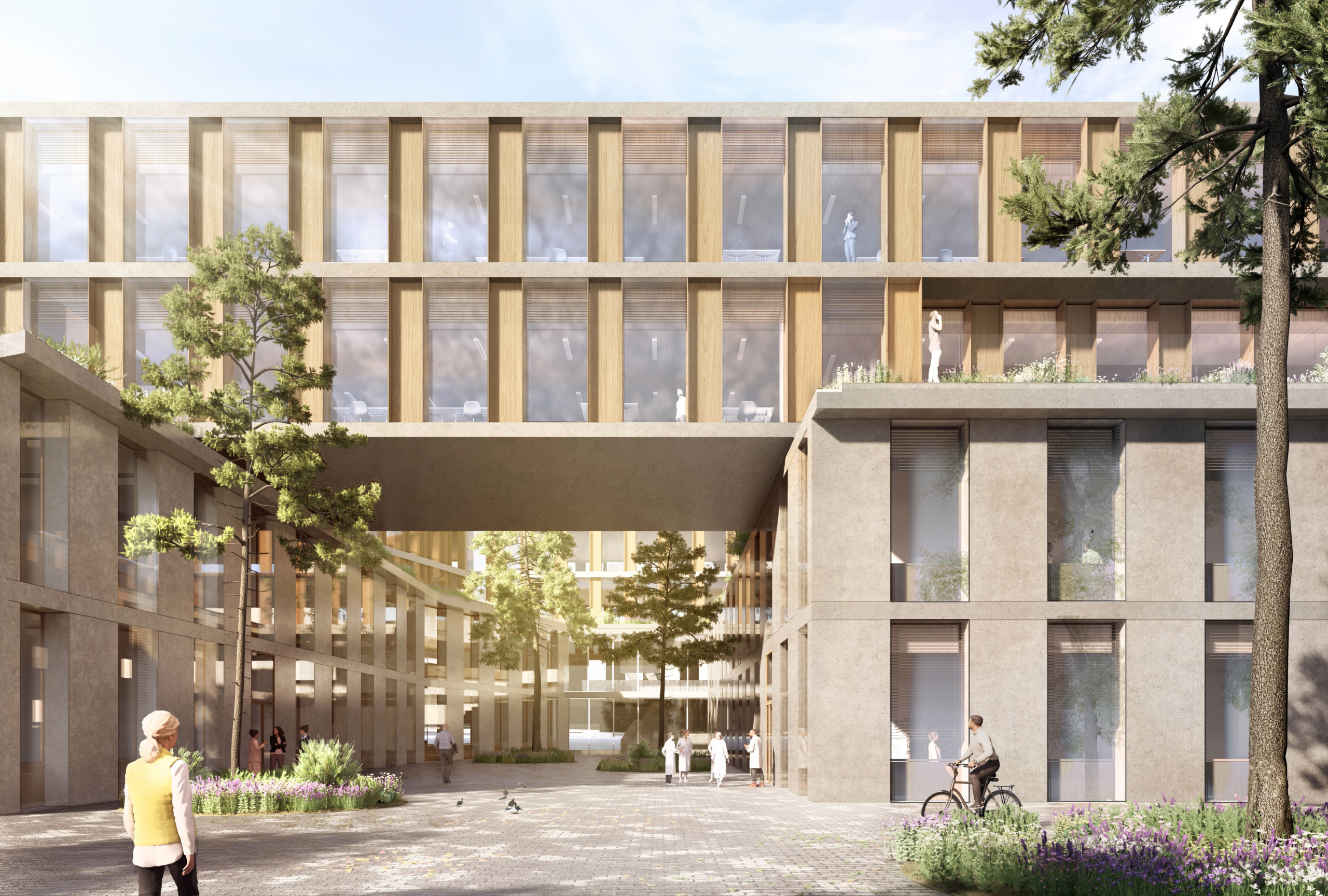 Außenperspektive Universität Kassel | SHA Scheffler Helbich Architekten Außenperspektive Universität Kassel | SHA Scheffler Helbich Architekten