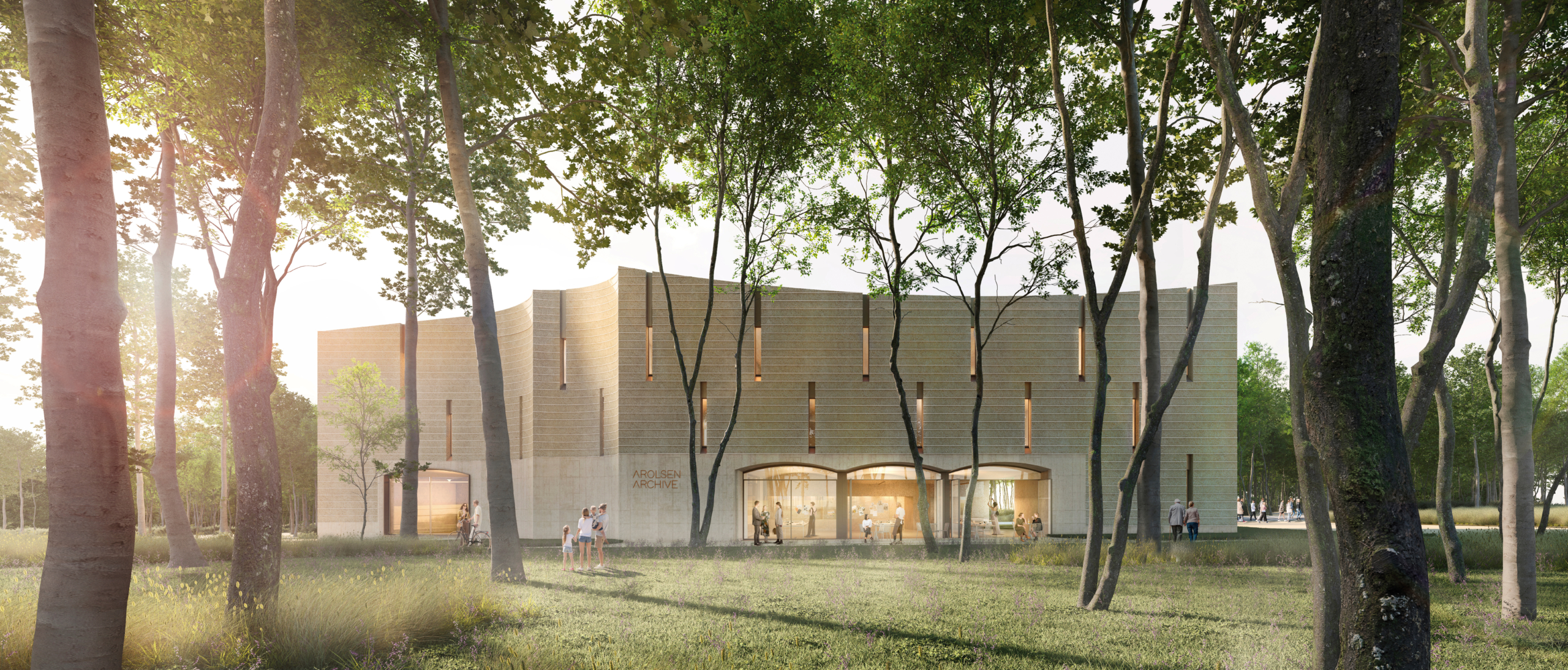 Außenraumperspektive Archivgebäude Arolsen | SHA Scheffler Helbich Architekten