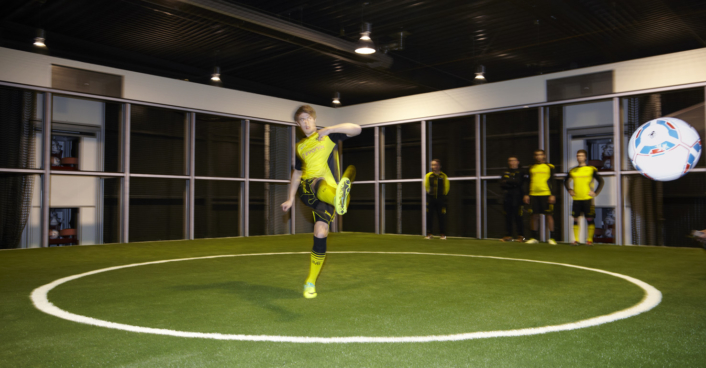 BVB 09; Borussia Dortmund; Fußball; Footbonaut SHA Scheffler Helbich Architekten Dortmund