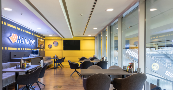 Umgestaltung Hankook-Loge im Signal Iduna Park | SHA Scheffler Helbich Architekten Umgestaltung Hankook-Loge im Signal Iduna Park | SHA Scheffler Helbich Architekten