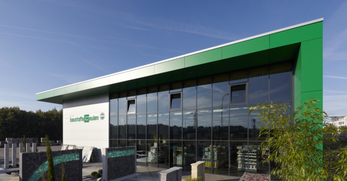 Baustoffe Geulen; Hagebau; Hallenbau; Industriegbäude SHA Scheffler Helbich Architekten Dortmund