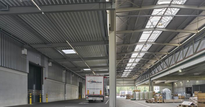 SHA Scheffler Helbich Architekten Dortmund Hagebau West Logistik Herten | Erweiterung Lagerhallen
