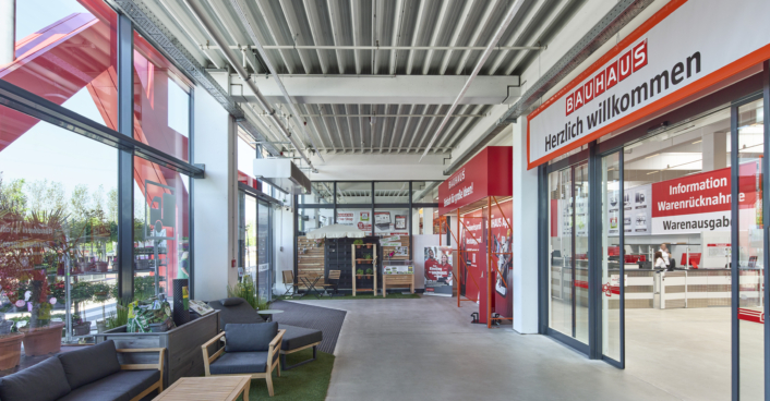 Neubau BAUHAUS Fachcentrum Düsseldorf-Rath | SHA Scheffler Helbich Architekten