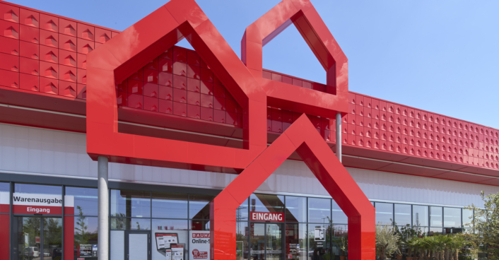 Neubau BAUHAUS Fachcentrum Düsseldorf-Rath | SHA Scheffler Helbich Architekten