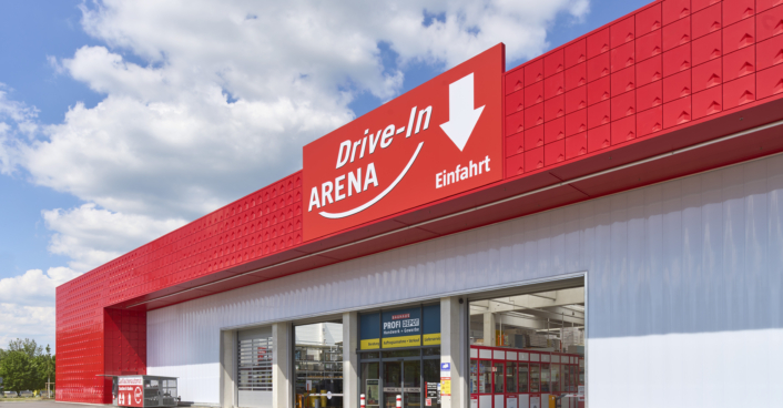 Neubau BAUHAUS Fachcentrum Düsseldorf-Rath | SHA Scheffler Helbich Architekten