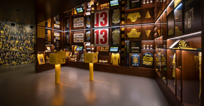 Borusseum Vereinsmuseum BVB Borussia Dortmund | SHA Scheffler Helbich Architekten Borusseum Vereinsmuseum BVB Borussia Dortmund | SHA Scheffler Helbich Architekten