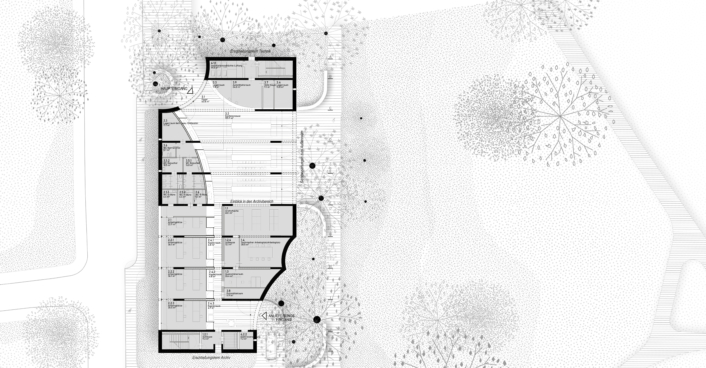 Grundriss Archivgebäude Arolsen | SHA Scheffler Helbich Architekten Grundriss Archivgebäude Arolsen | SHA Scheffler Helbich Architekten