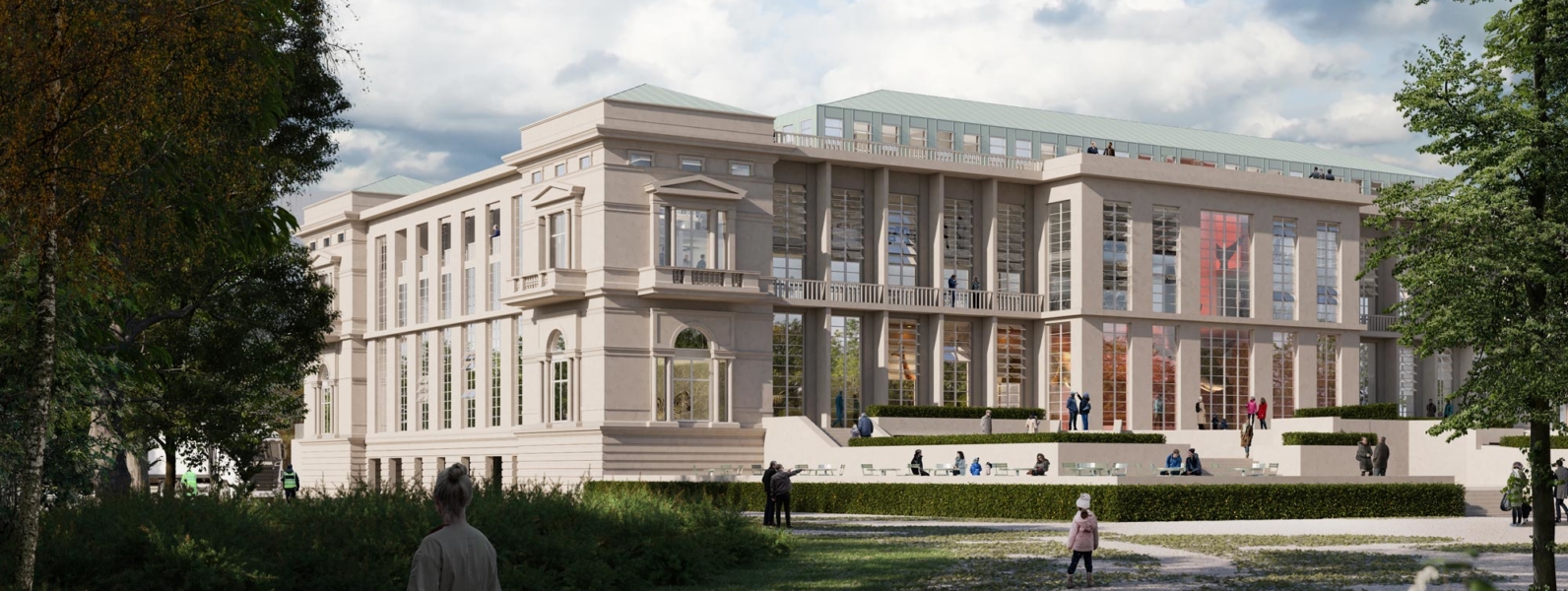 GINA Frankfurt Zoo Theatre Exterior View Frankfurt Zoo Theatre Theater Perspektive Visualisierung