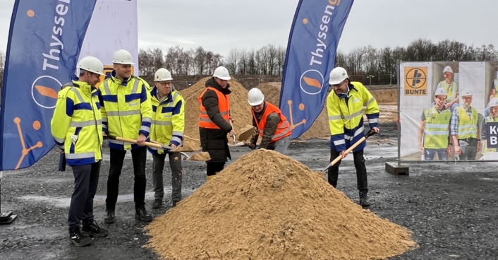 Spatenstich der Thyssengas Betriebsstelle in Recklinghausen | SHA Scheffler Helbich Architekten