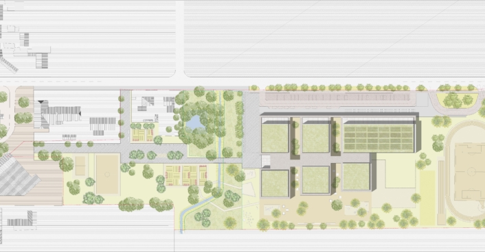 Lageplan Grunschule Wandlitz | SHA Scheffler Helbich Architekten Lageplan Grunschule Wandlitz | SHA Scheffler Helbich Architekten