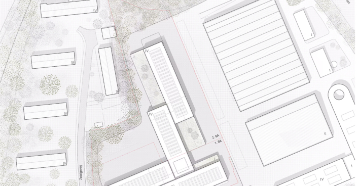 Lageplan - Wettbewerbsentwurf Feuerwache I in Bonn | SHA Scheffler Helbich Architekten Lageplan - Wettbewerbsentwurf Feuerwache I in Bonn | SHA Scheffler Helbich Architekten