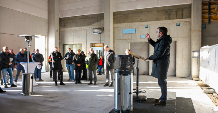 Richtfest des Multifunktionsgebäudes in Herne | Foto: Ina Fassbender - RAG Richtfest des Multifunktionsgebäudes in Herne | Foto: Ina Fassbender - RAG