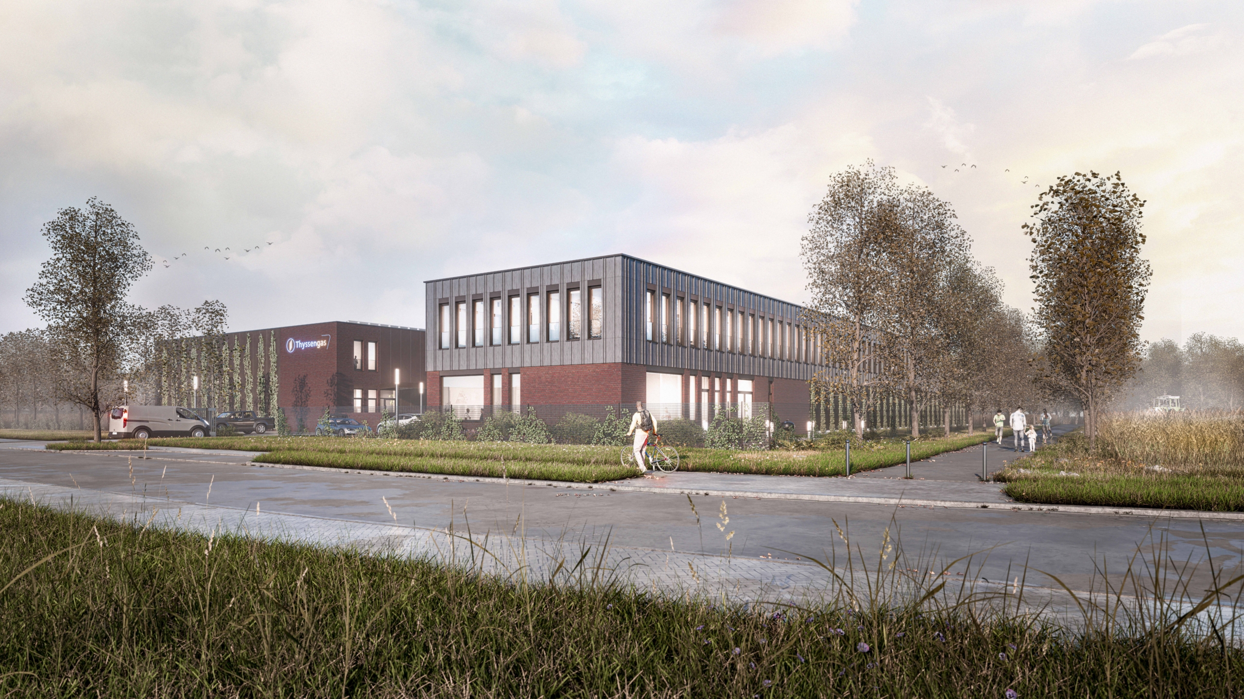 Neubau der Thyssengas Betriebsstelle in Recklinghausen | SHA Scheffler Helbich Architekten