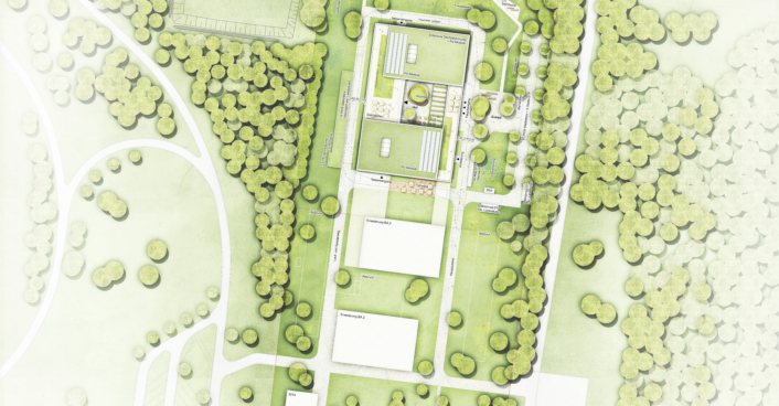 Lageplan Geschäftsstelle in Stolpe | SHA Scheffler Helbich Architekten Lageplan Geschäftsstelle in Stolpe | SHA Scheffler Helbich Architekten